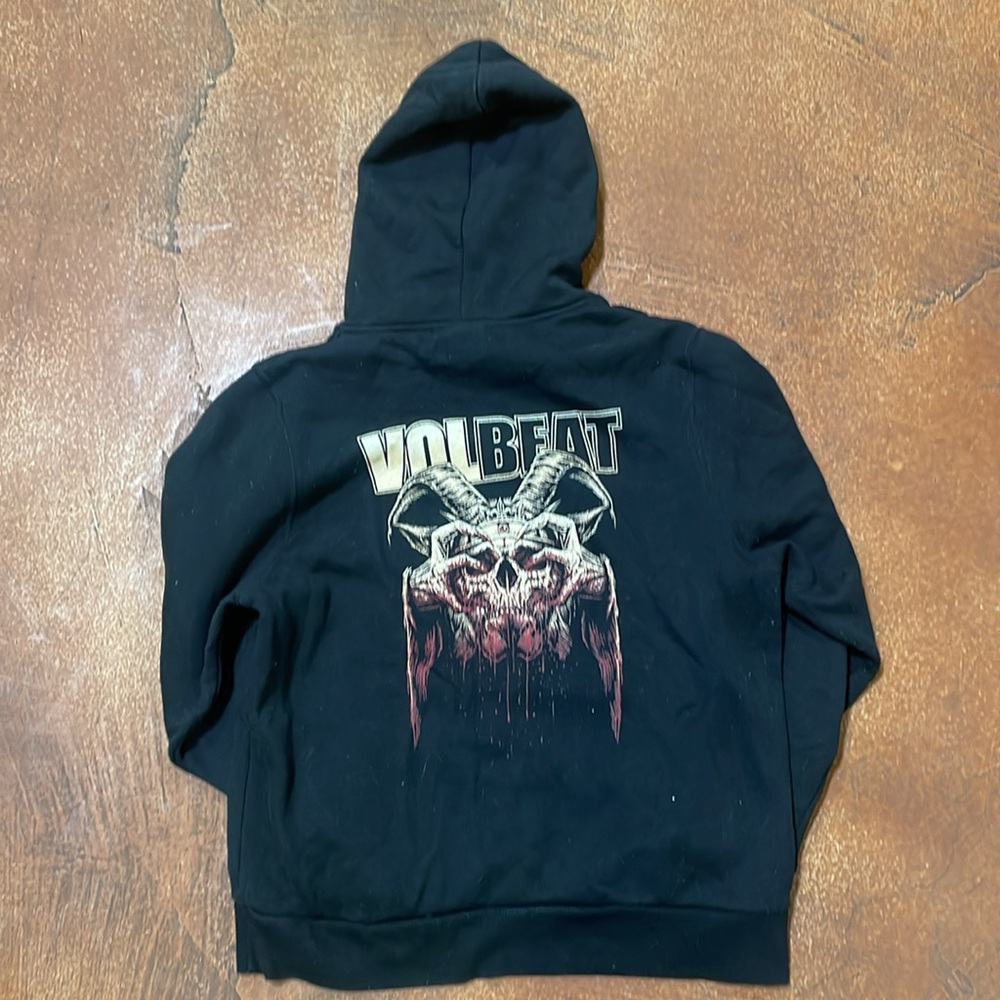 Volbeat - Unisex Bleeding Crown Skull Pullover Ho… - image 3